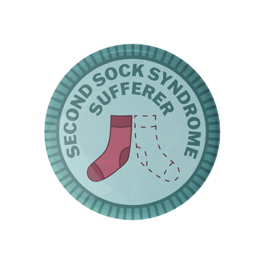 Second Sock Syndrome Sufferer Merit Badge