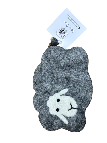Felted Sheep Notion Bag