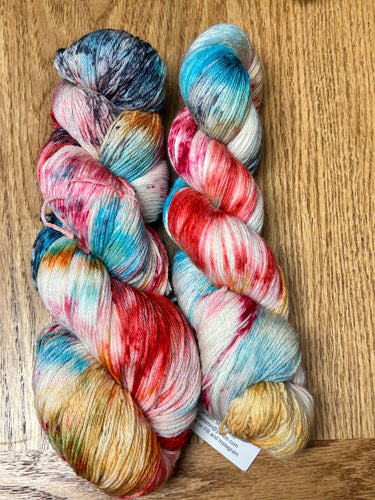 Beautiful World Fiber-hand dyed DK weight