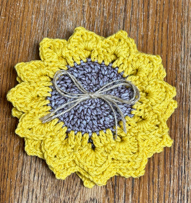 Sunflower coaster set