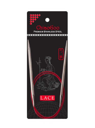 ChiaoGoo RED Lace 32" Circular Knitting Needles